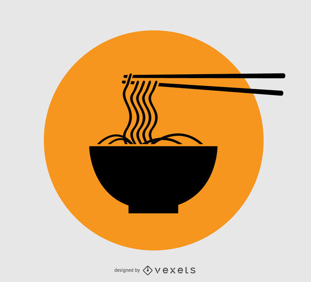 629x570 Noodles Logo Design