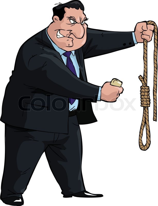 613x800 Man With Soap And Noose Vector Stock Vector Colourbox