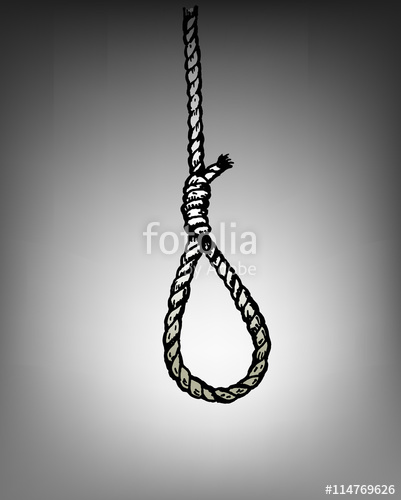 401x500 Drawing Rope Noose Hanging Stock Image And Royalty Free Vector