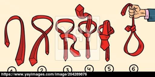512x256 Tie Knots, Noose Vector