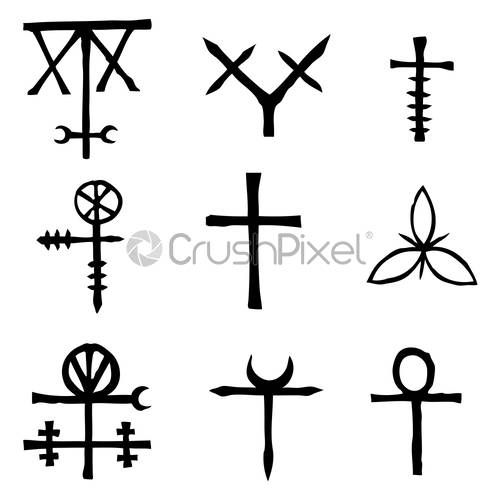 500x500 Futhark Norse Island And Viking Symbol Set Imaginary Magic Letters