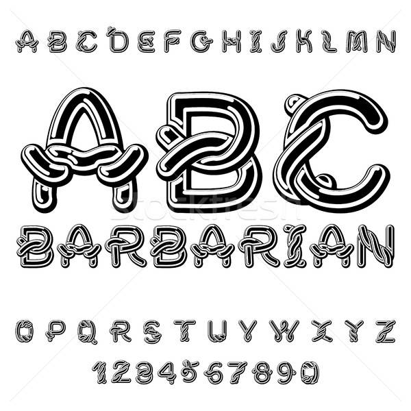 600x600 Barbarian Font Norse Medieval Ornament Celtic Abc Traditional