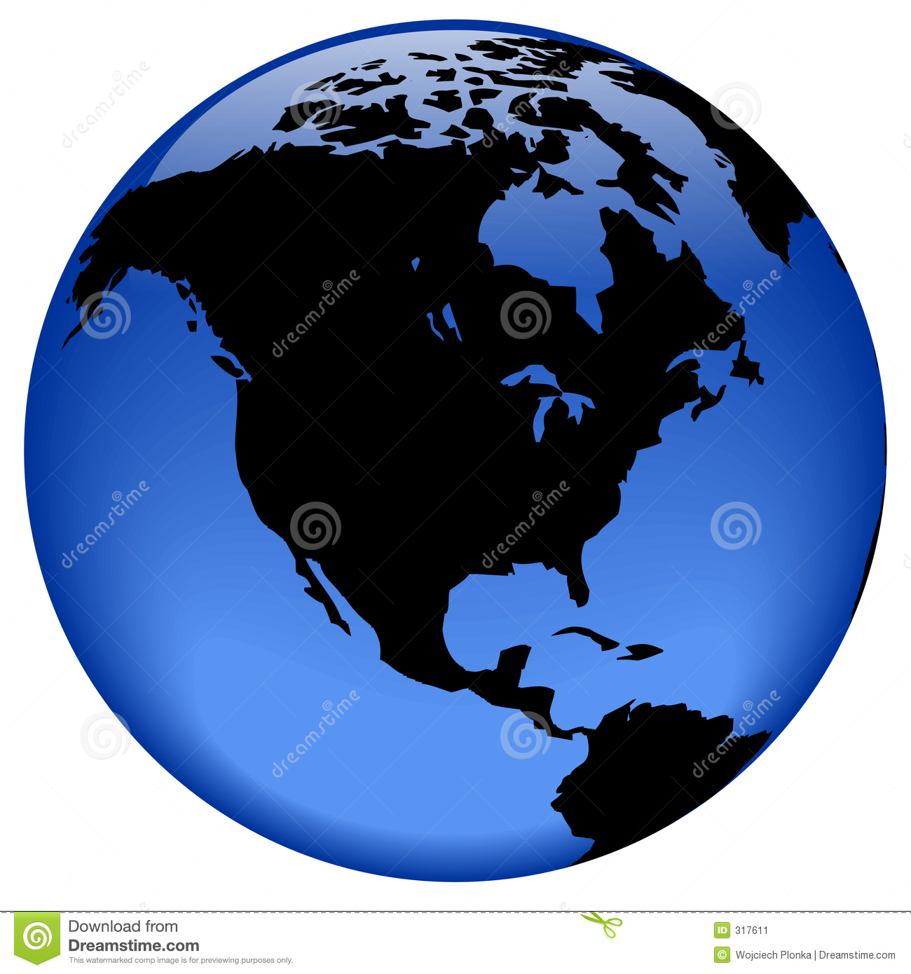 1300x1390 North And South America Map Of The World Globe Vector