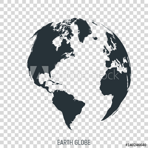 North America Globe Vector at Vectorified.com | Collection of North ...