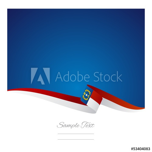 North Carolina Flag Vector