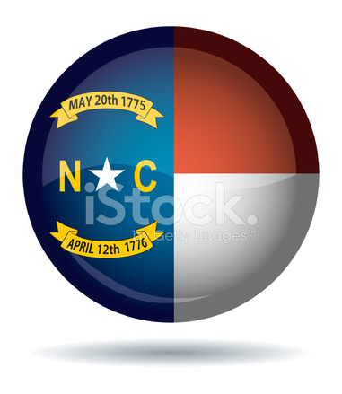 381x439 North Carolina Flag Stock Vector