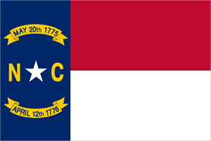 300x200 North Carolina State Flag Logo Vector