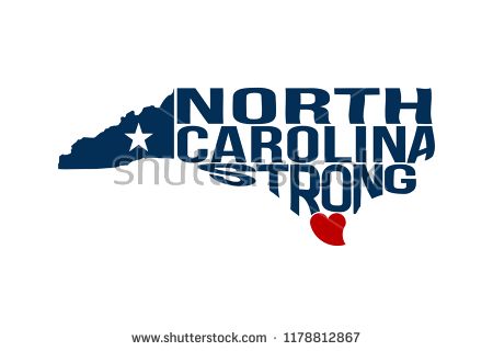 450x320 North Carolina Strong Map Logo Vector Illustration