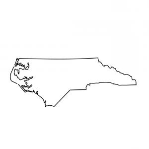 North Carolina Outline Vector at Vectorified.com | Collection of North ...