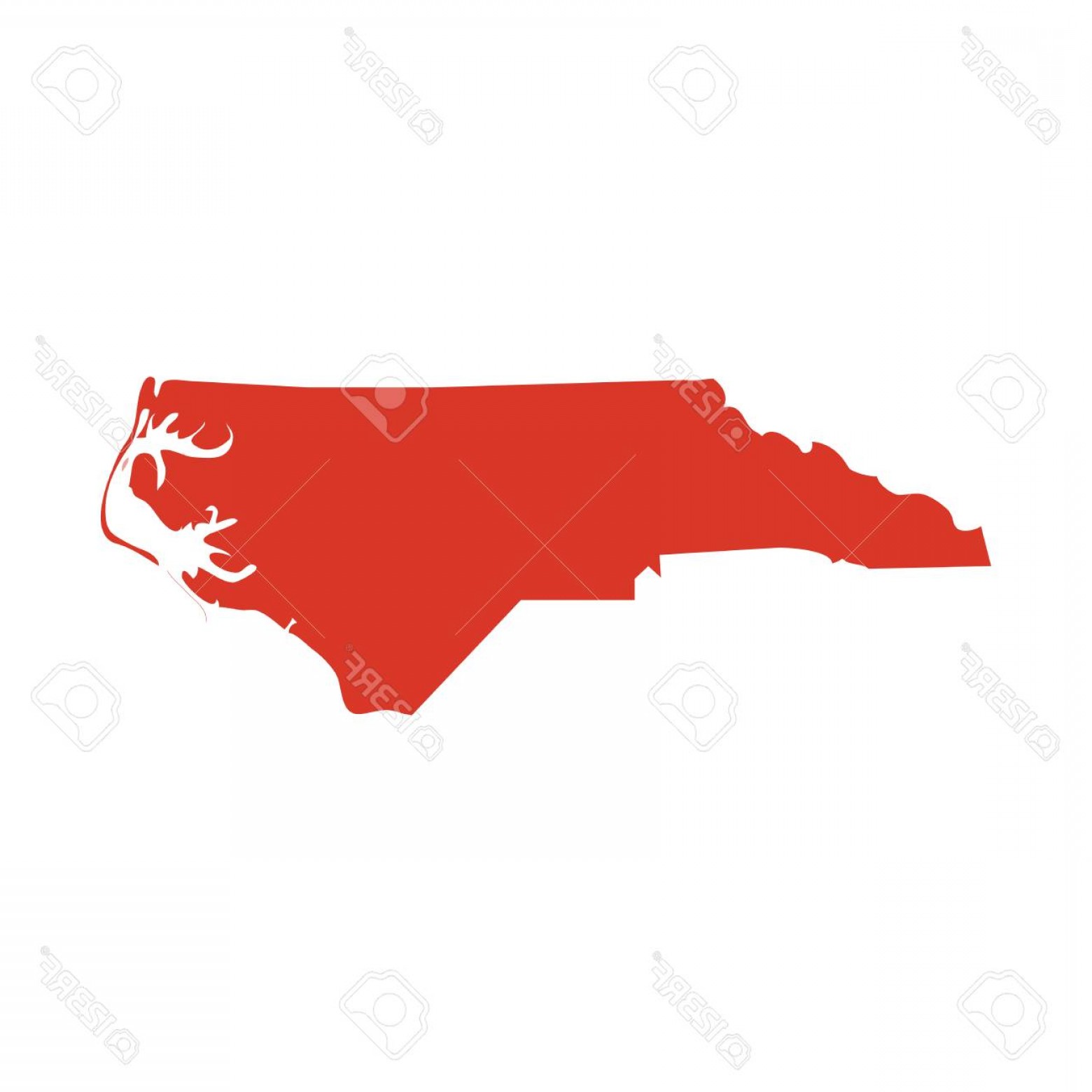 North Carolina Silhouette Vector at Vectorified.com | Collection of ...