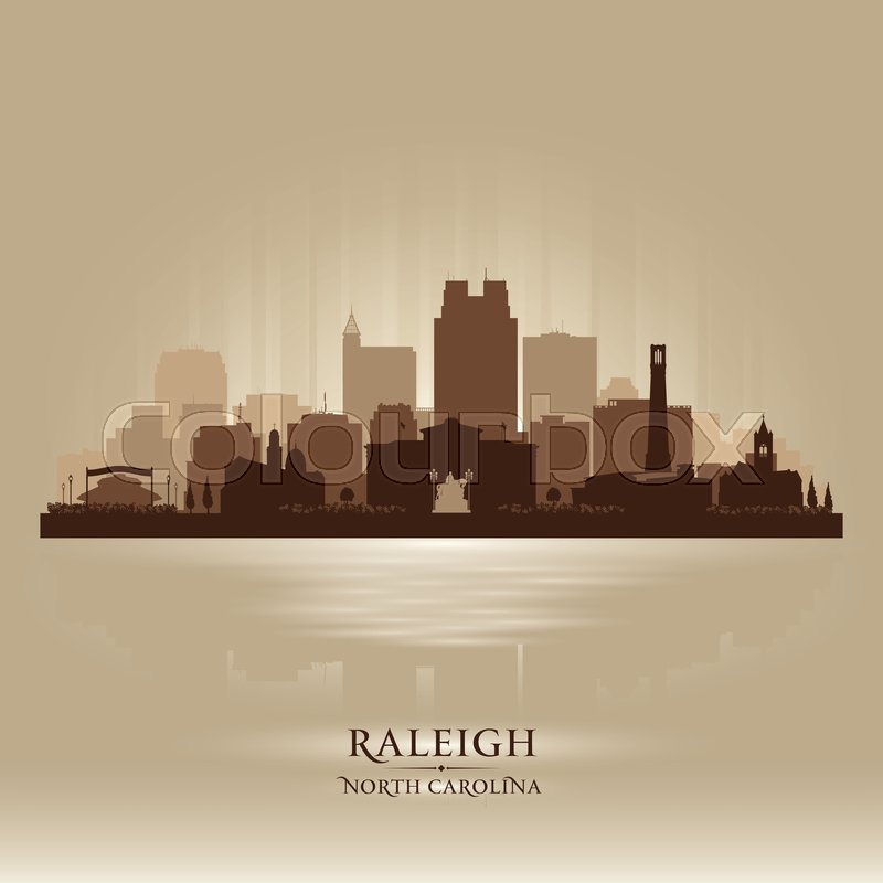 Raleigh North Carolina City Skyline Stock Vector Colourbox 800x800 Raleigh North Carolina City Skyline Stock Vector Colourbox
