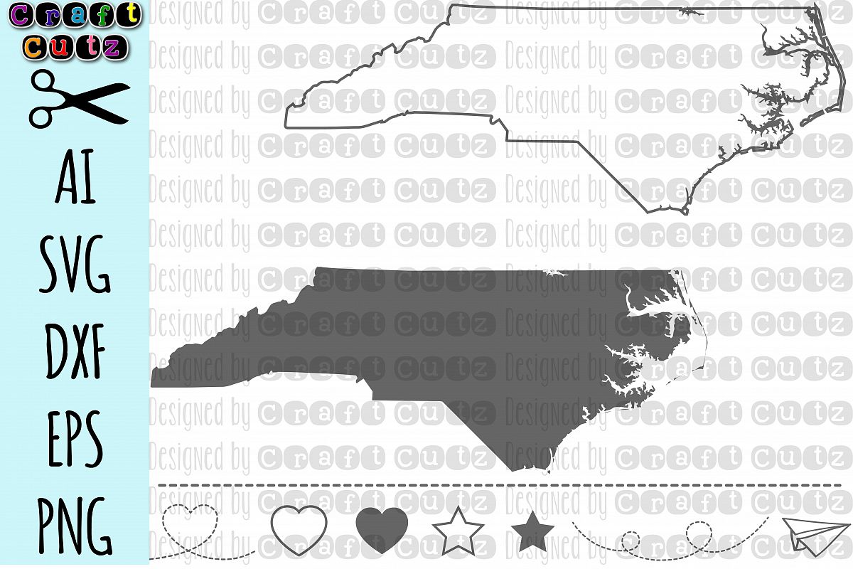 North Carolina State Outline Vector at Vectorified.com | Collection of