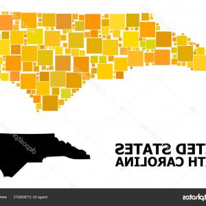 300x300 Photostock Vector North Carolina State Vector Map Isolated