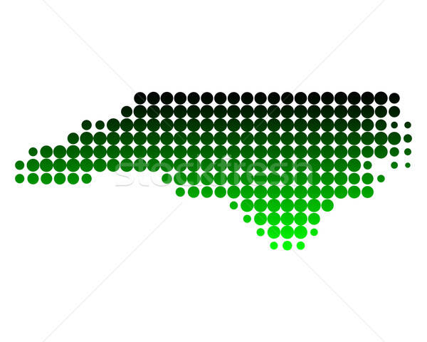 600x480 Map Of North Carolina Vector Illustration Robert Biedermann