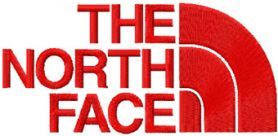 278x136 The North Face Logo Machine Embroidery Design Machine Embroidery