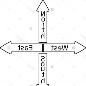 300x300 Navigation Compass Wind Rose Icon Vector Retro Nautical Marine