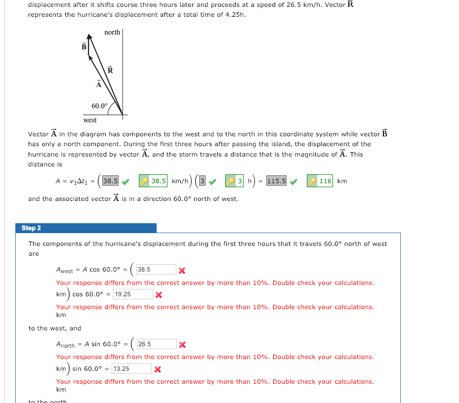 929x816 Solved Displacement After It Shifts Course Three Hours La