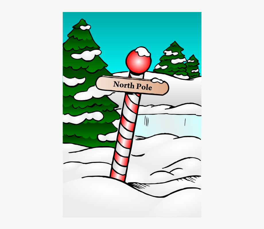 Free Vector North Pole Sign 920x799 Free Vector North Pole Sign