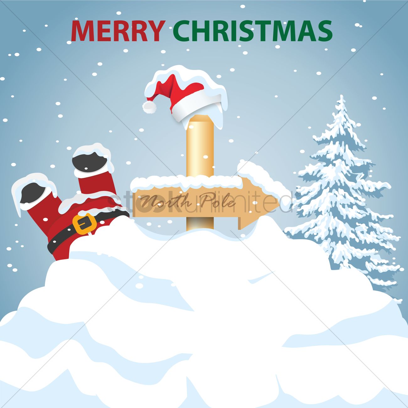 North Pole Vector Image 1300x1300 North Pole Vector Image