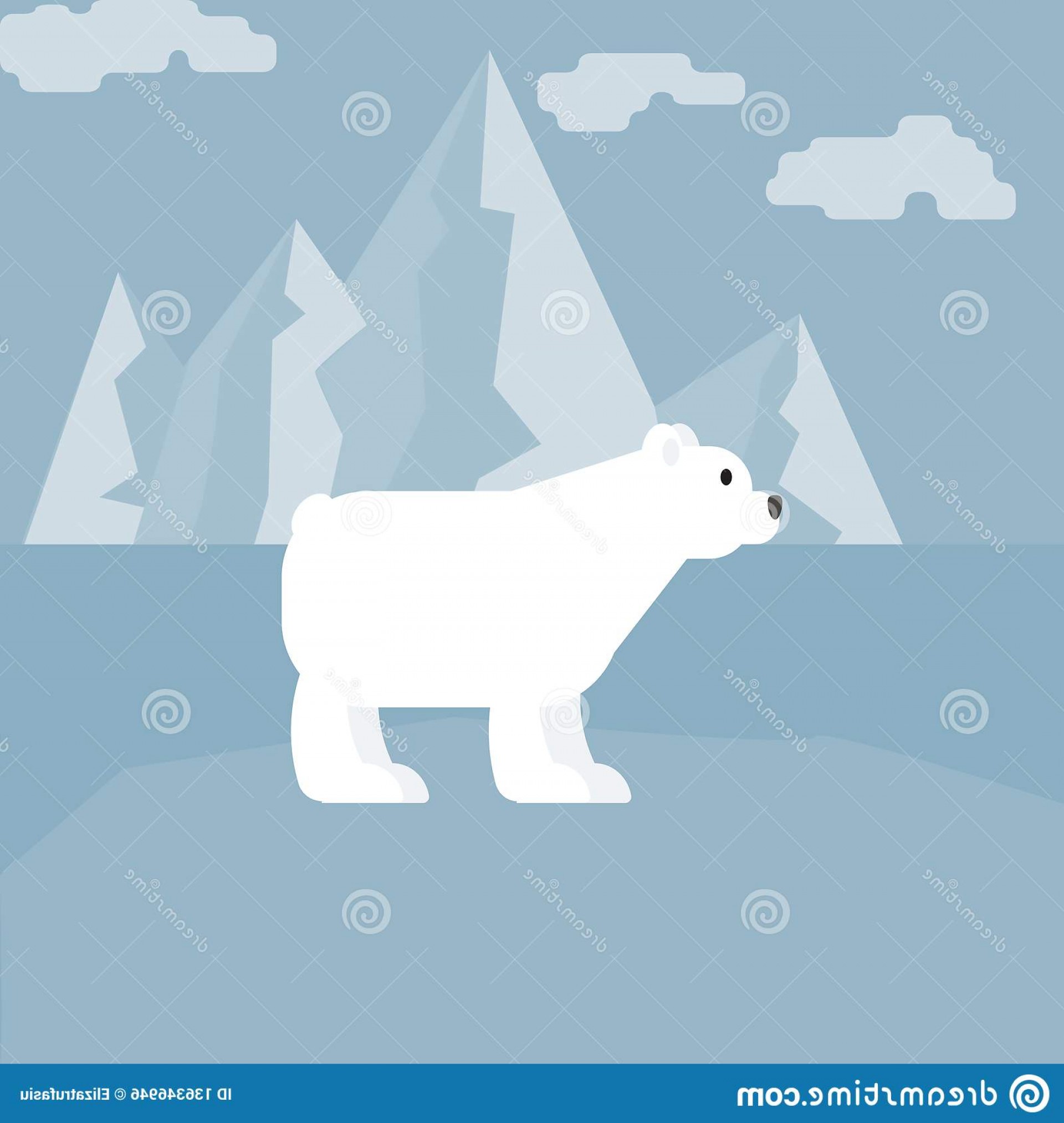 Polar Bear North Pole Landscape Abstract Vector Design 1920x2026 Polar Bear North Pole Landscape Abstract Vector Design