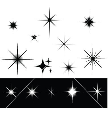380x400 Sparkles Vector