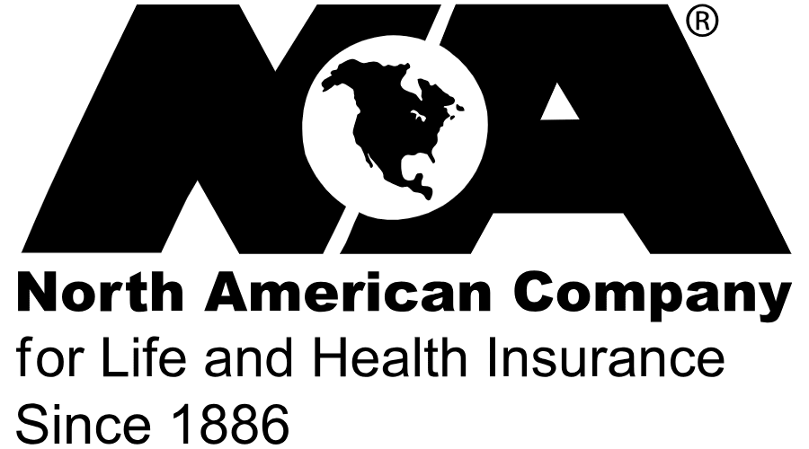900x500 North American Company For Life And Health Insurance Vector Logo
