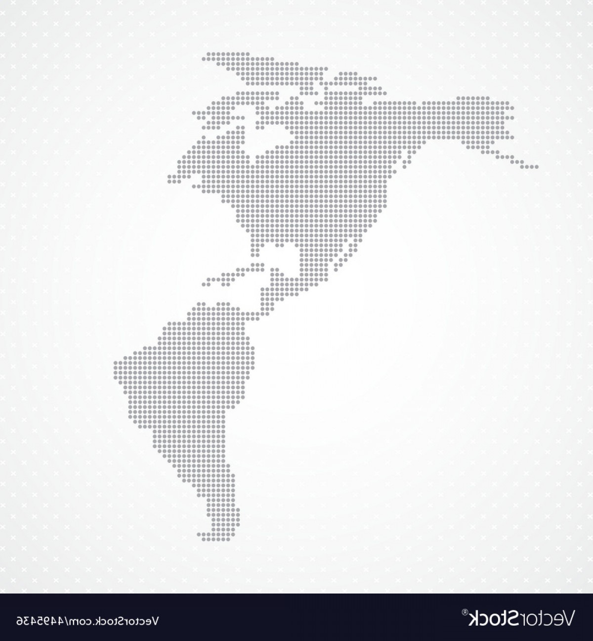 1200x1296 Dots Grey North And South America Map Background Vector Soidergi