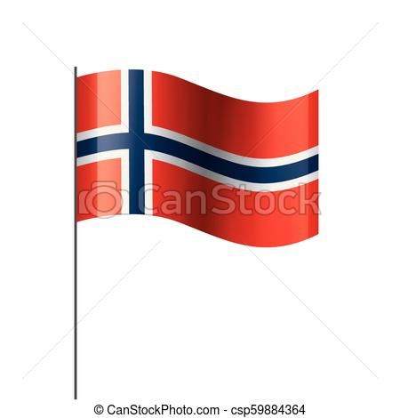 Norway Flag, Vector Illustration On A White Background Norway 450x470 Norway Flag, Vector Illustration On A White Background Norway