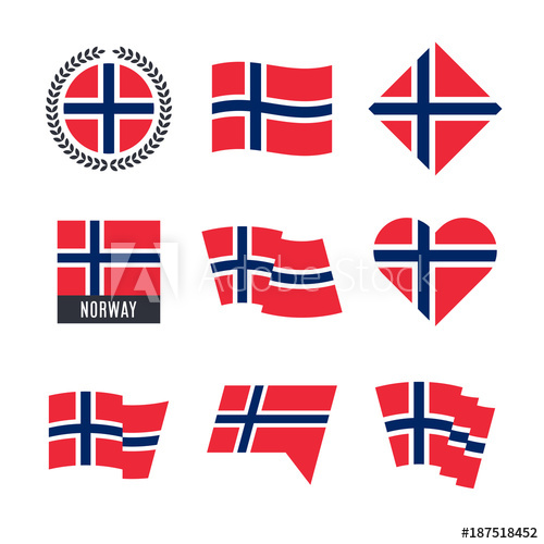 Norway Flag Vector Icons And Logo Design Elements 500x500 Norway Flag Vector Icons And Logo Design Elements