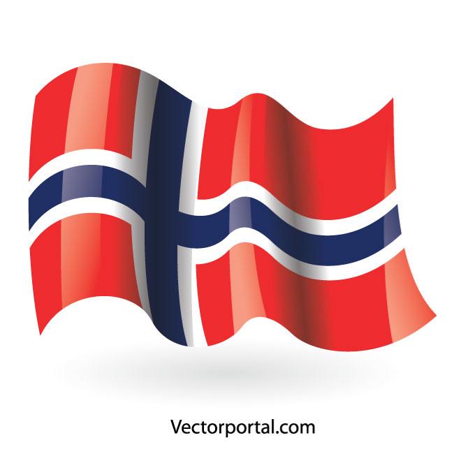 Norwegian Flag Vector Clip Art 660x660 Norwegian Flag Vector Clip Art