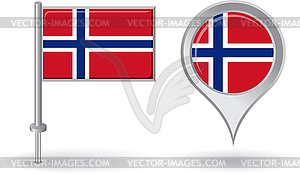 300x174 Norwegian Pn And Map Pointer Flag