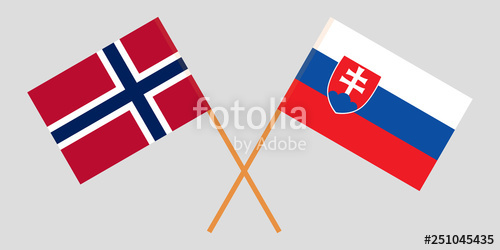 500x250 Slovakia And Norway The Slovakian And Norwegian Flags Official