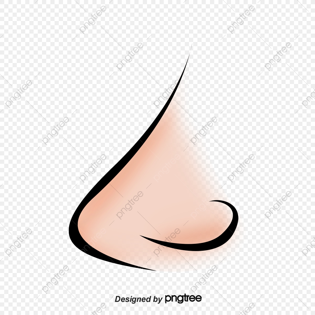 1200x1200 Lovely Nose, Lovely, Nose, Cartoon Png And Vector With Transparent