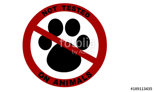 500x300 Not Tested On Animals Symbol Stock Image And Royalty Free Vector