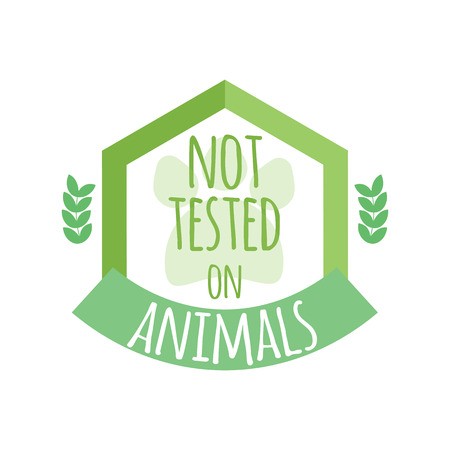 450x450 Not Tested On Animals Label Or Logo Royalty Free Vector Graphics