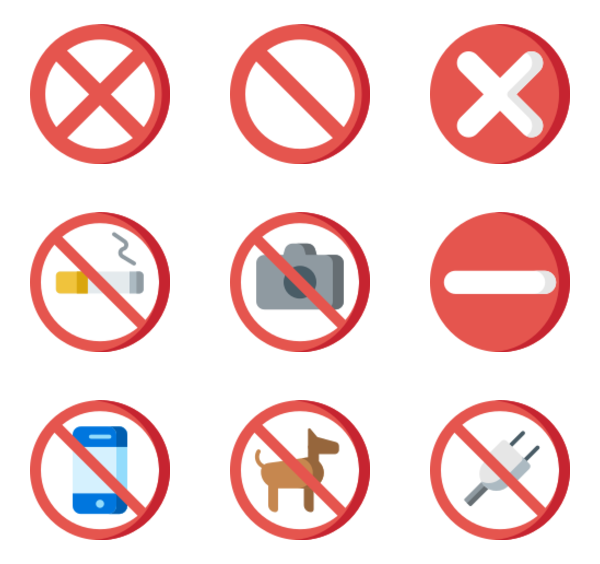 Not Allowed Icons 600x564 Not Allowed Icons