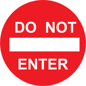 Traffic Sign Do Not Enter Logo Vector 300x300 Traffic Sign Do Not Enter Logo Vector