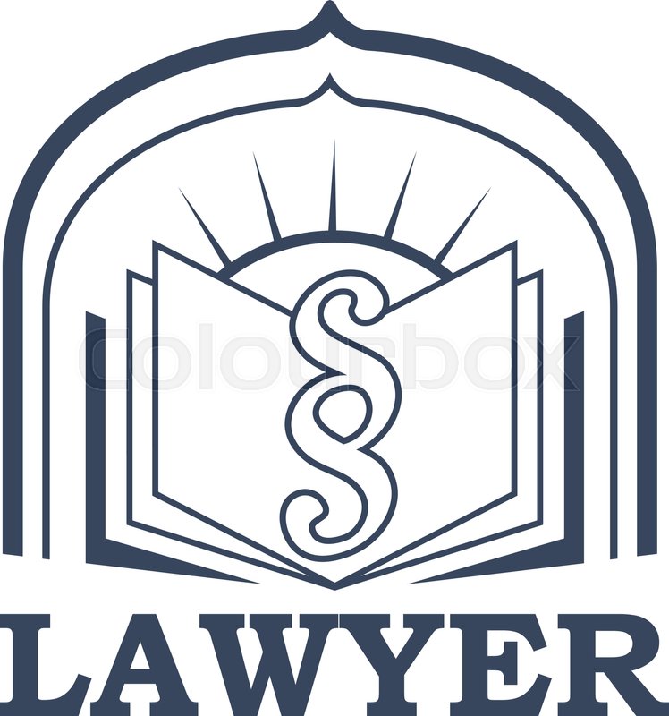 748x800 Lawyer Emblem For Juridical Or Notary Stock Vector Colourbox