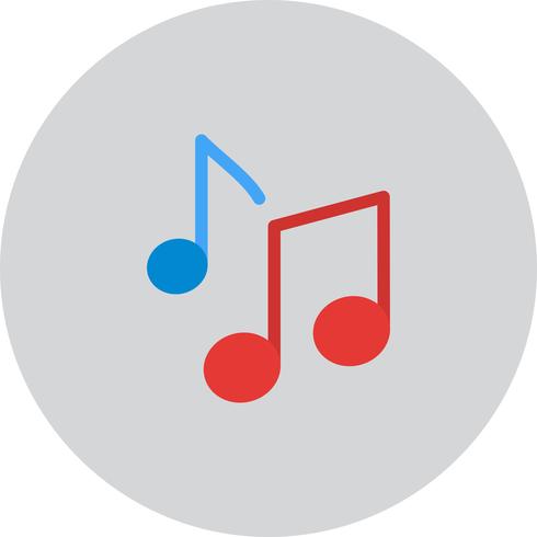 Vector Icono De Notas Musicales 490x490 Vector Icono De Notas Musicales