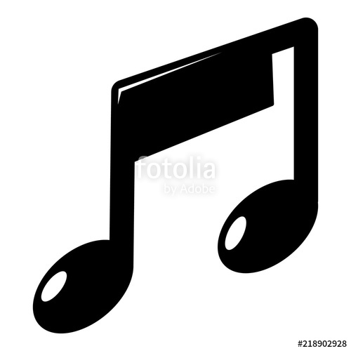 500x500 Music Note Icon Simple Illustration Of Music Note Vector Icon