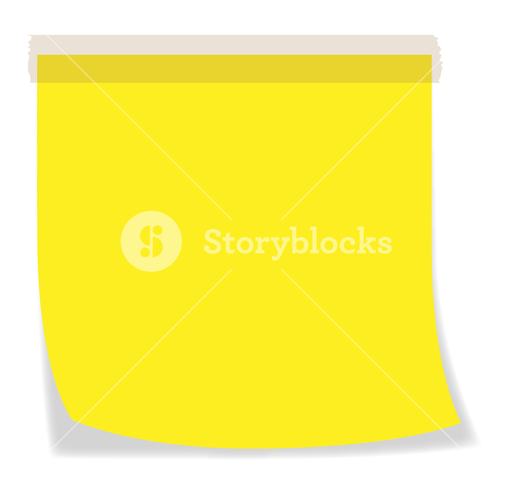 1000x954 Yellow Sticky Note