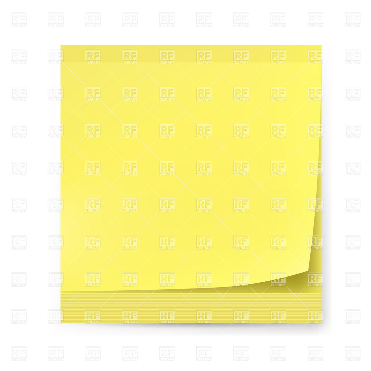 1200x1200 Blank Yellow Sticker