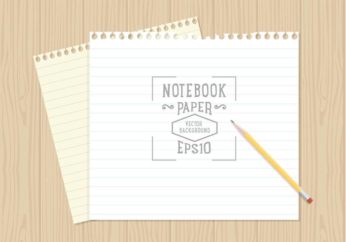 700x490 Notebook Paper Background Free Vector Art