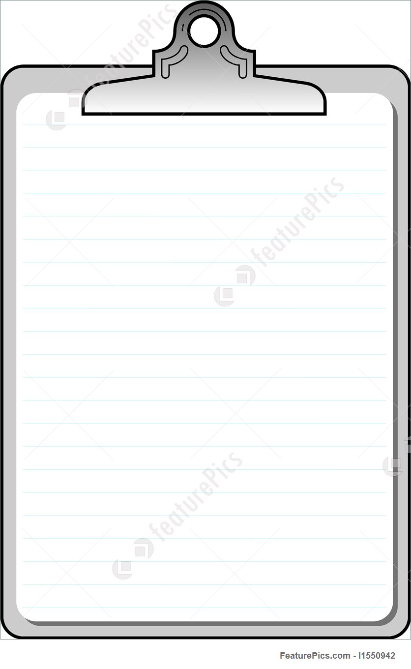836x1360 Vector Blank Lined Notebook Background