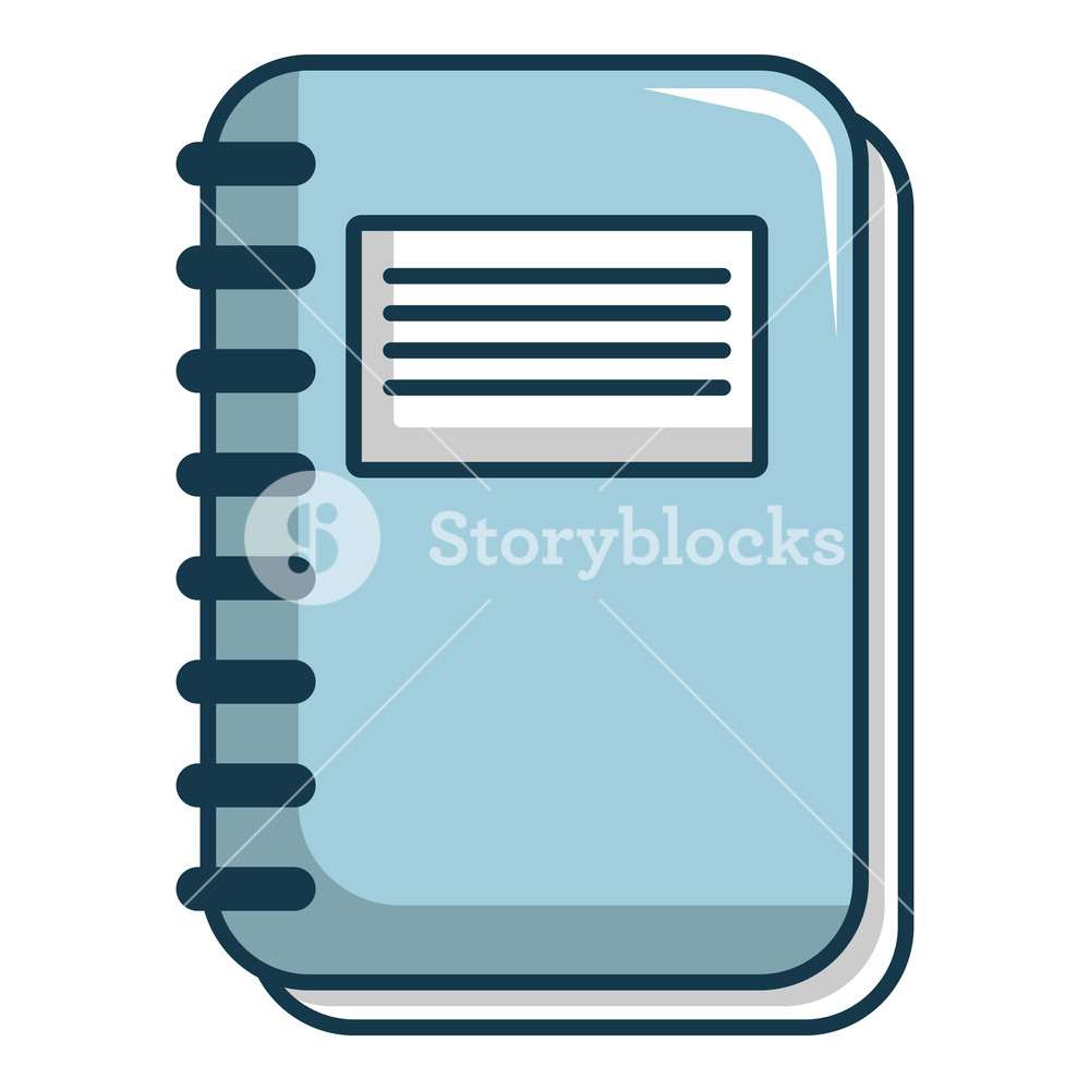 1000x1000 Notebook Icon Cartoon Illustration Of Notebook Vector Icon