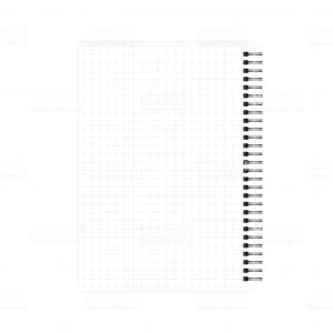 300x300 White Blank Paper Note Notebook
