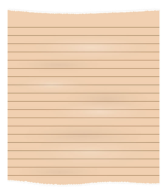 550x643 Download Free Old Notebook Paper Vector Illustration