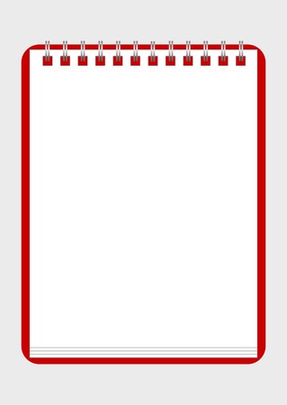 319x450 Realistic Stylish Notebook, Vector Illustration Royalty Free