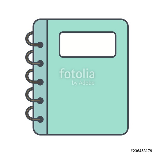 500x500 Notepad Vector Icon Stock Image And Royalty Free Vector