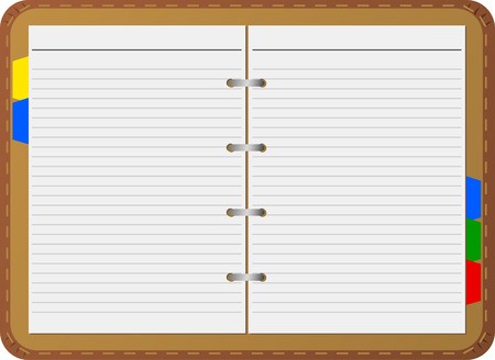 450x328 Open Notepad, Vector, Detailed Royalty Free Vector Graphics